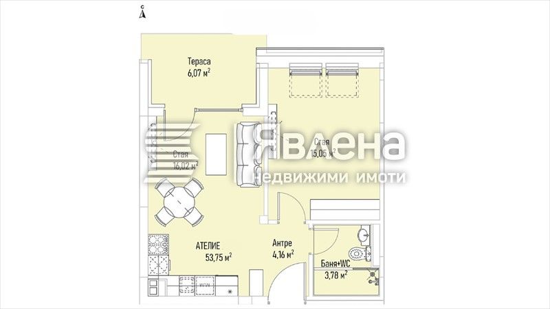 Продава се Двустаен апартамент в София, Лозенец - 64 кв.м за 3438 €/кв.м - Снимка #4
