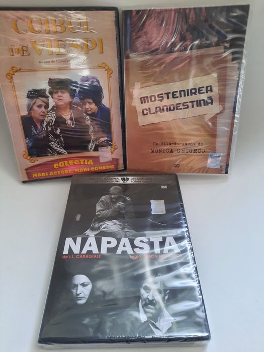 3 DVD uri noi,sigilate