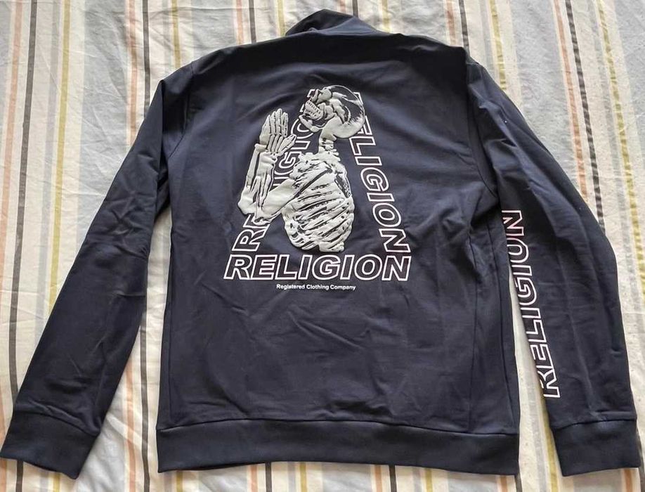 Оригинална блуза Religion с принт на гърба, размер L