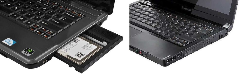 Оптический отсек SSD, HDD 2,5" для ноутбука