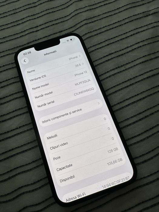 Iphone 13 128GB 71% Midnight