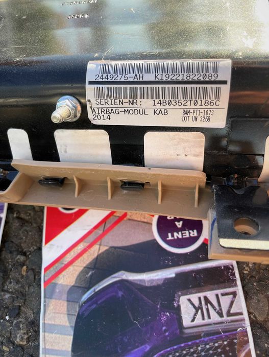 BMW x3 / x4 airbag genunchi airbag volan / set pretensionere centuri