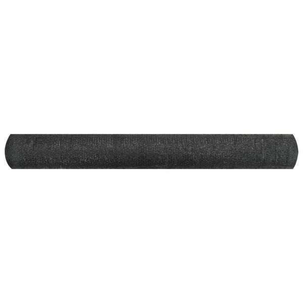 Plasă protecție intimitate, negru, 1,8x25 m, HDPE, 150 g/m²