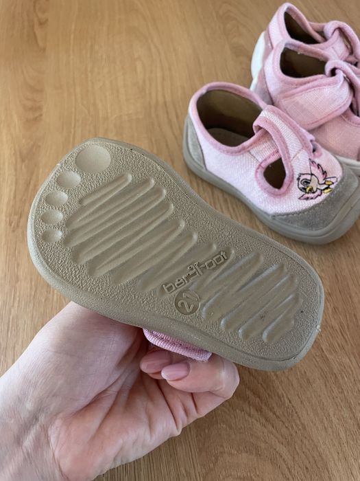 Боси ленени пантофи 21номер