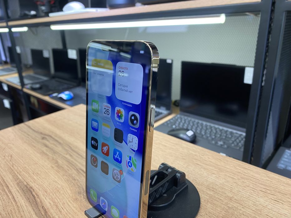 iPhone 12 Pro Max, 128 GB, Gold, АКБ76%, 2450/А10