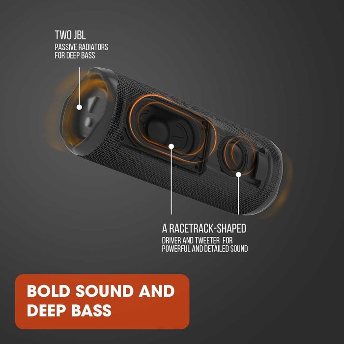 JBL Flip 6 Bluetooth безжична тонколонка,черен цвят