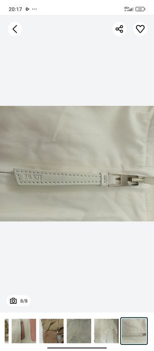 Set pantaloni bluza cu fermoar loewe