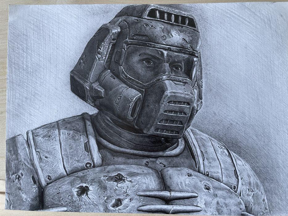 Продам рисунок карандашом DOOM. От автора