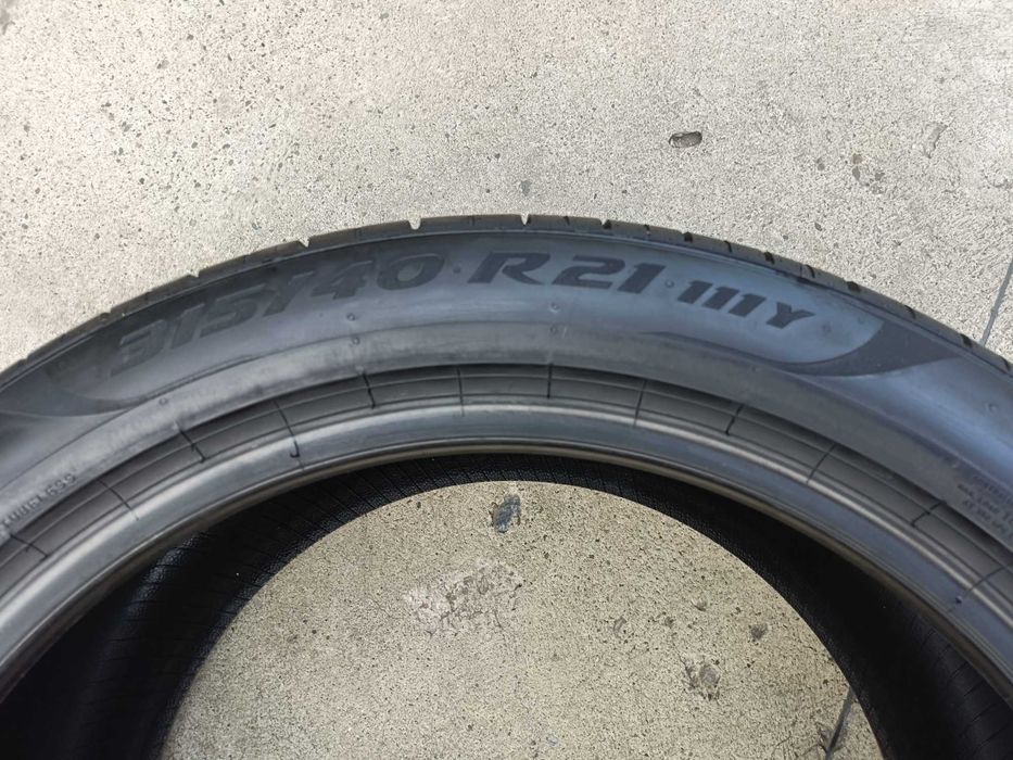 Doua anvelope vara 315 40 21 pirelli p zero pz4 MO profil de 7 mm dot 2024