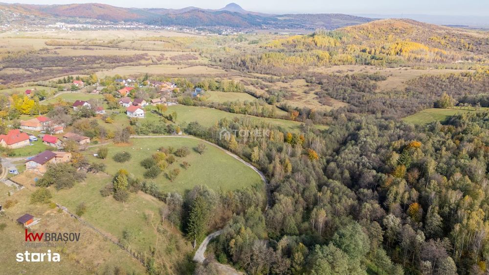 Teren intravilan în Zărnești, zona Tohanita, cu pădurice și parau curg
