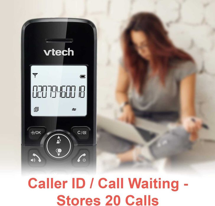 Безжичен домашен телефон VTech CS2050 с телефонен секретар и блокиране на повиквания