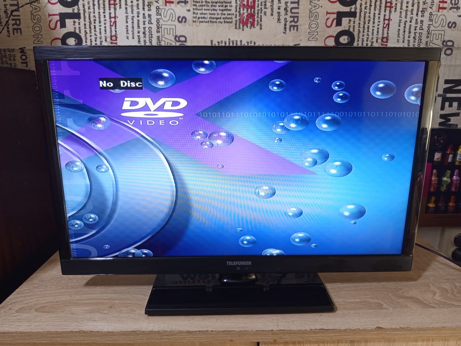 Телевизор LCD"Telefunken"23"с вграден ДВД плейър