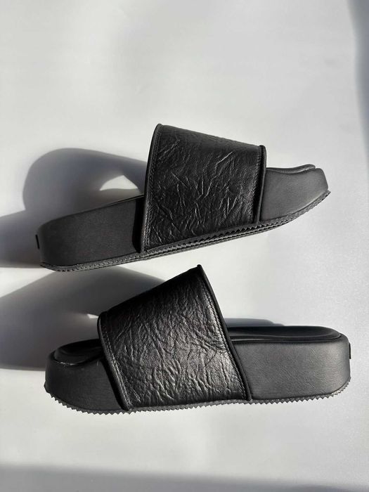 Adidas x Y-3 slippers leather size 44.5 fit 43.5