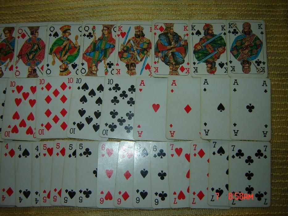 Carti de joc CCCP anii 80