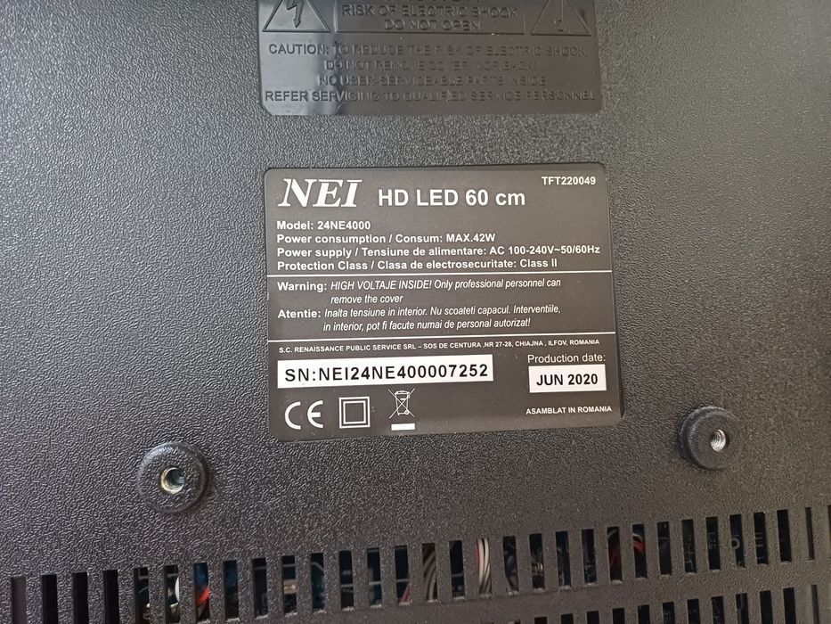 Vand Led tv Nei 60 cm