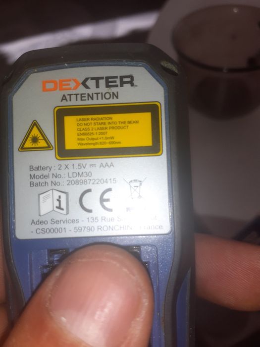 Vând clampmetru digital și testar.Telemetru digital dexter