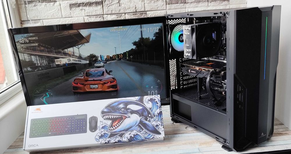 Calculator / PC Gaming / Setup – i5 6600K + RX580 8GB + Cadou