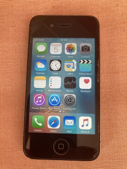 Iphon 4s 16gb baterie 80% 150lei
