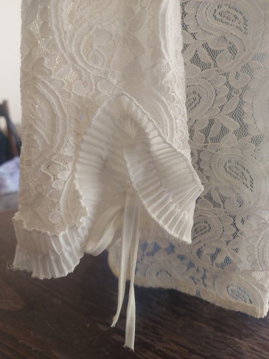 Риза размер XXL черна дантелен гръб