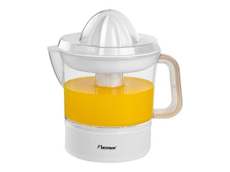 Електрическа Цитрус Преса Bestron 0.7L – 40W, Бяла