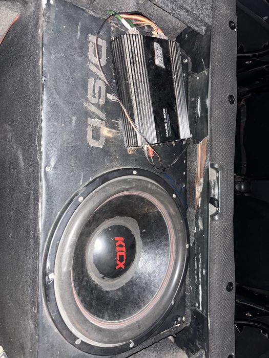 Сабвуфер Kicx 15размер амп 1.800