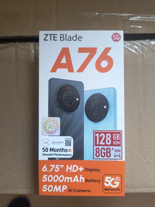 ZTE Blade A76 5G. Нов