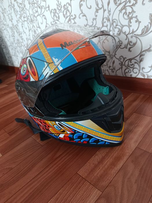 Продам срочно мотошлем трансформер на мопед