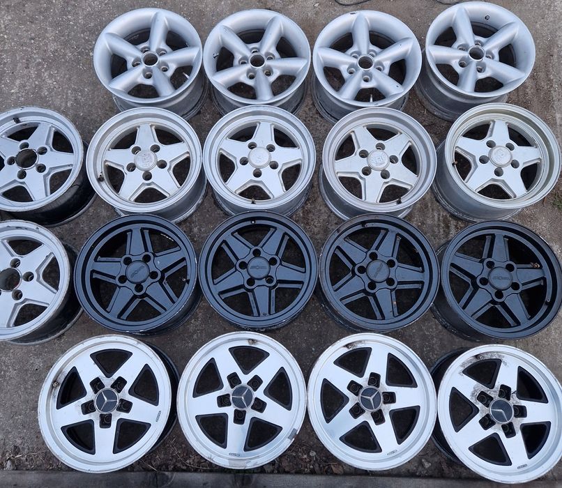 Jante mercedes 15" w124 5x112 ronal r9 penta