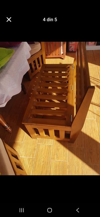 Vând set teresa / grădină din lemn de brad