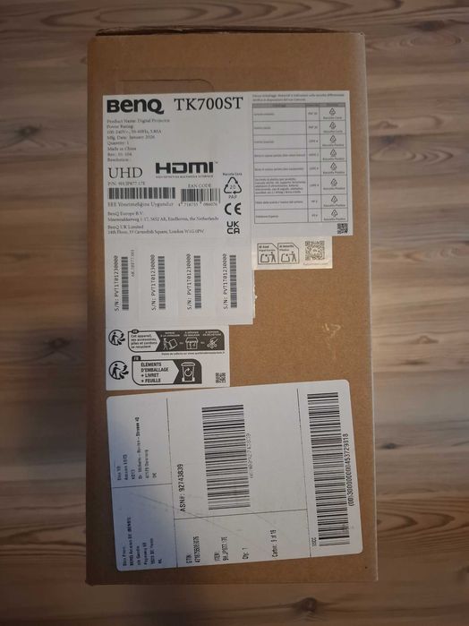 Videoproiector BenQ TK700ST, DLP, UHD