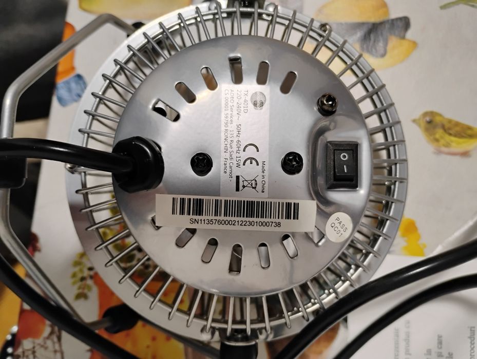 Ventilator de masă.