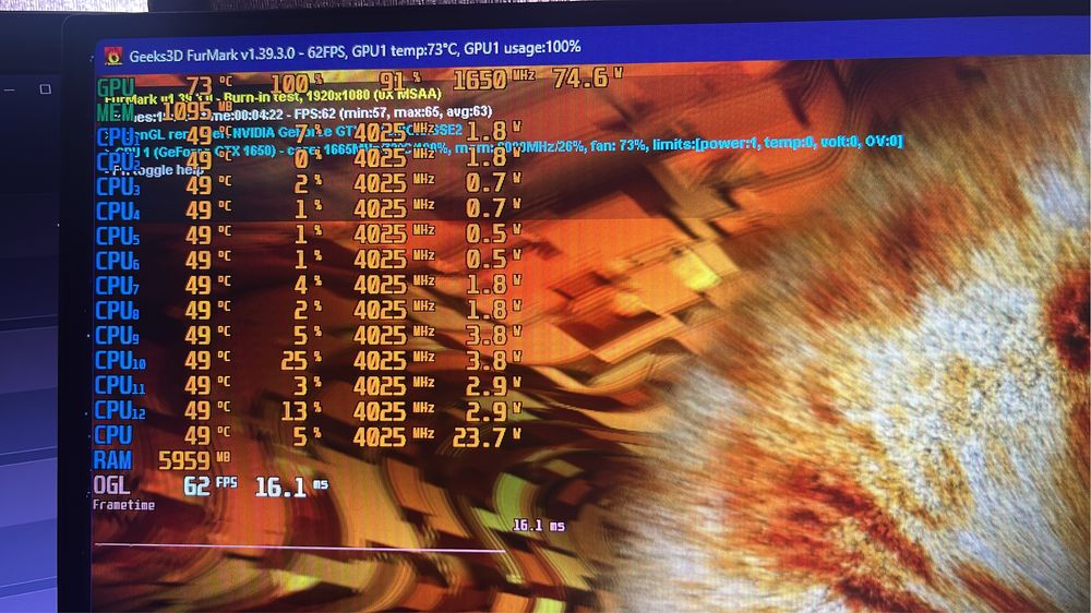 GTX1650 Palit Gaming PRO