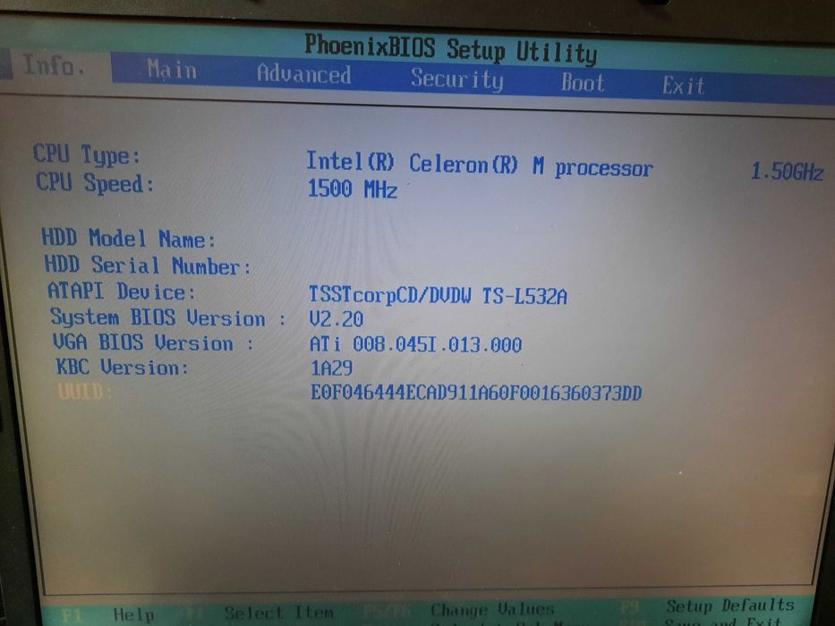 Laptop Toshiba Satellite PRO 20 model PSL2YE-00C005EN de colectie