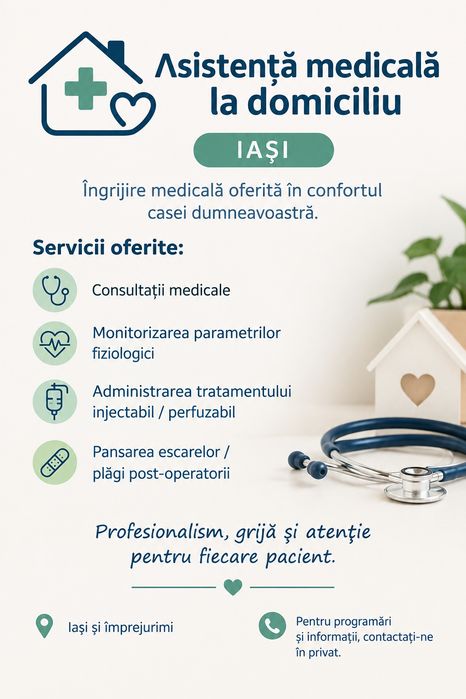 Îngrijiri medicale la domiciliu Iași