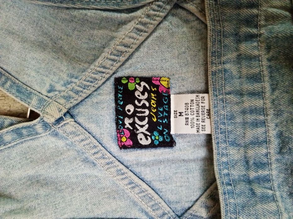 Джинсовый комбинезон размер М