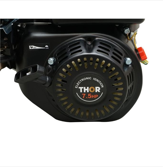 Motor pe benzina cu fulie 7.5CP, 4 timpi, ax cu pana 20mm, 212cc pornire sfoara THOR (40TH207)
