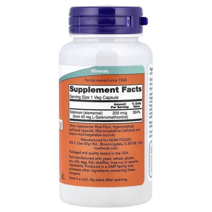 NOW Foods Селен Selenium