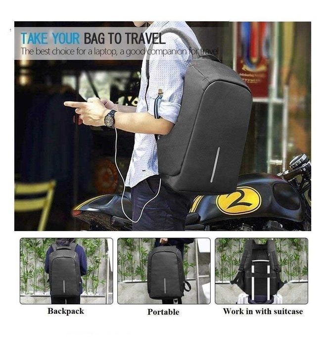 Висококачествена раница за лаптоп с ергономичен дизайн