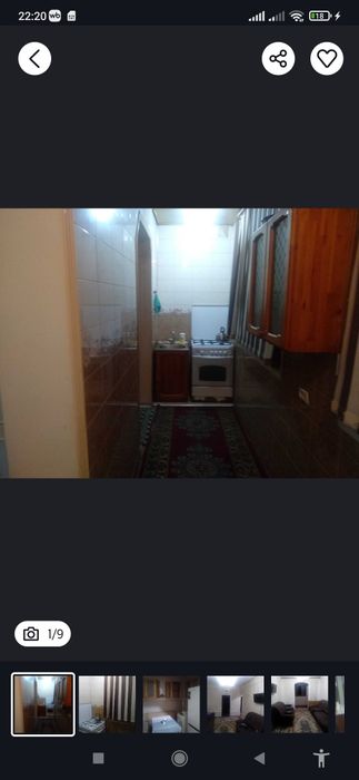 Chilonzor 20da talabalar uchun 1 ta katta xonani ijaraga beraman