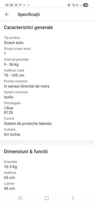 Scaun Auto Britax Romer trifix2