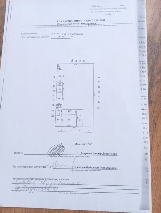 Продается участок в кибрае