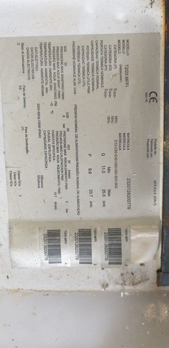 Ariston T2/ 23 MFFI Dezmembrez piese reconditionate