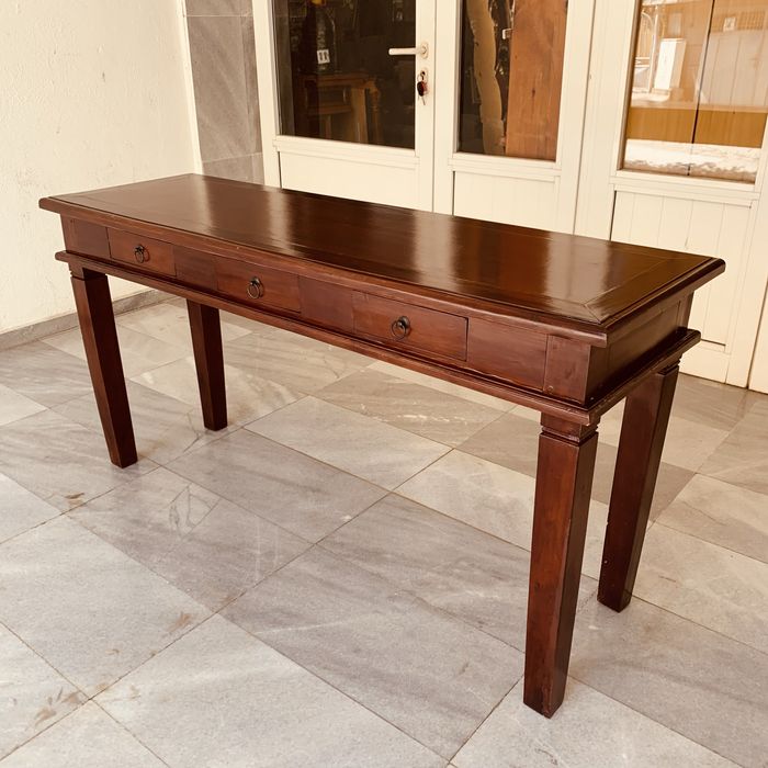 Италинска махагонова конзолна масичка от  80-те