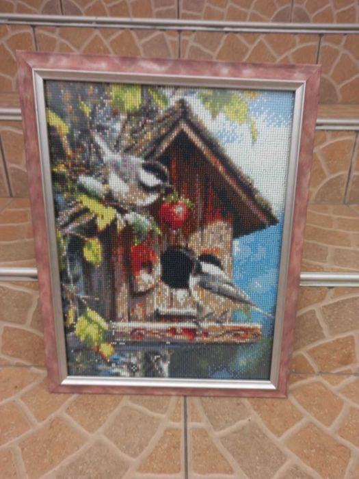 Диаментени гоблени различни размери с рамки от Арт-ателие!