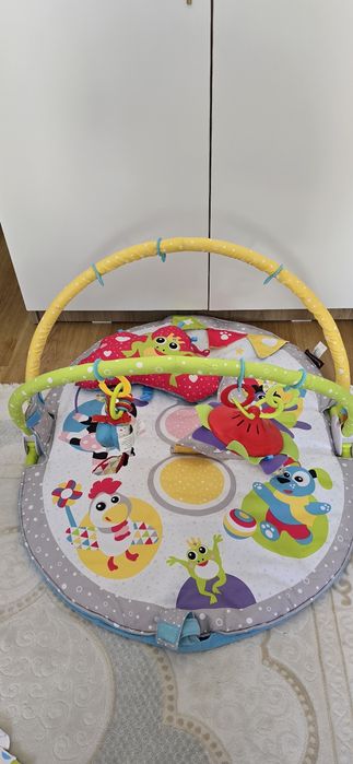 Centru de joaca pliabil si sezlong cu jucarii, Yookidoo, 0-12,
