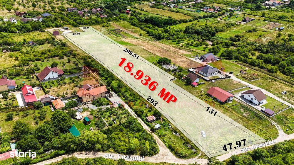 Teren 18.936 MP | PUZ | Daia Noua | Intravilan | Oportunitate |SkyView