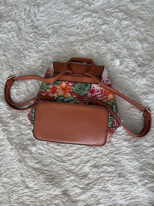 Rucsac cu imprimeu floral