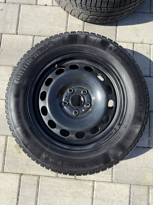 Jante tabla r16 gama Vag 5x112 cauciucuri de iarna Continental