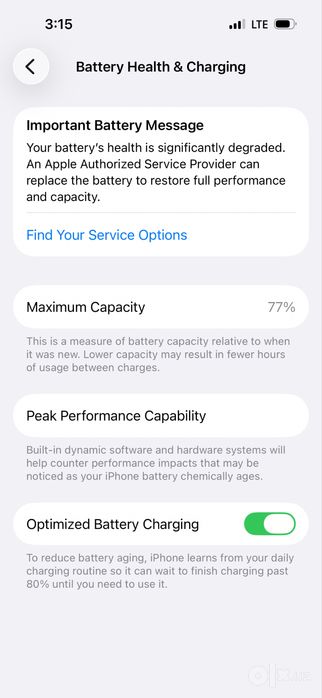 iPhone 14 Pro 77%