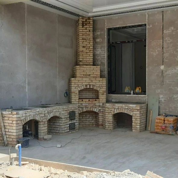 СТРОИМ ЛЕТНЯЯ КУХНЯ Барбекю. Очаг. Печь.